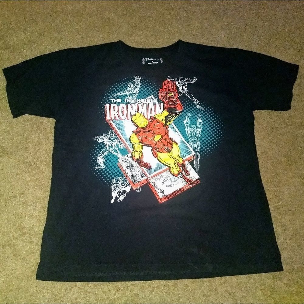 Disney Store Invincibleiron Man Ss Graphic Tshirt